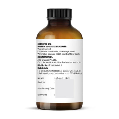 Majestic Pure Zitronen-Ätherisches Öl mit Glaspipette – 100% rein & natürlich – 4 Fl Oz