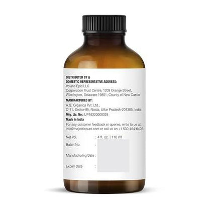 Majestic Pure Zitronen-Ätherisches Öl mit Glaspipette – 100% rein & natürlich – 4 Fl Oz