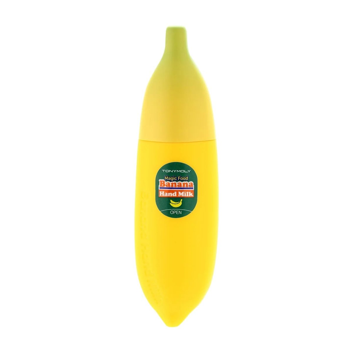TONYMOLY Bananen Handcreme – Nährende & Feuchtigkeitsspendende Handlotion mit Bananenextrakt, Milchprotein & Sheabutter – Feuchtigkeitscreme für trockene, raue, rissige Hände, 1,52 oz
