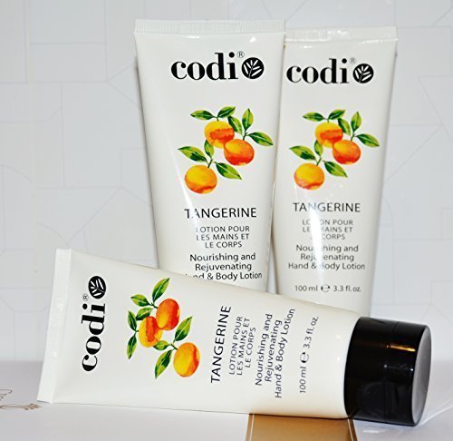 CODi Nährende und regenerierende Hand- & Körperlotion 100ml Mandarine – 3er Pack