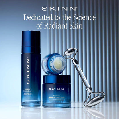 SKINN Deep Wrinkle Facial Serum – Anti-Falten Serum für das Gesicht mit Ferulasäure, Retinol & Vitamin C – Intensive Anti-Aging Pflege zur Reduzierung von Falten & feinen Linien