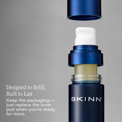 SKINN Deep Wrinkle Facial Serum – Anti-Falten Serum für das Gesicht mit Ferulasäure, Retinol & Vitamin C – Intensive Anti-Aging Pflege zur Reduzierung von Falten & feinen Linien