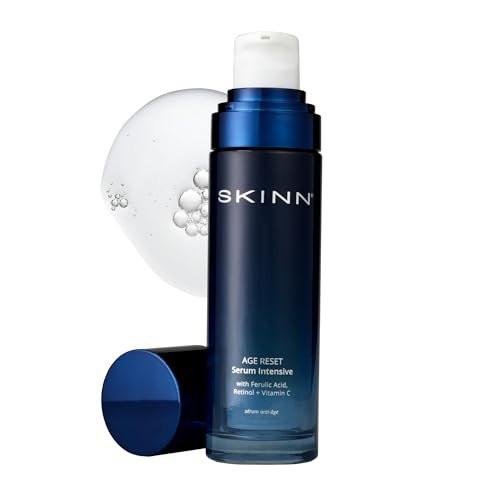 SKINN Deep Wrinkle Facial Serum – Anti-Falten Serum für das Gesicht mit Ferulasäure, Retinol & Vitamin C – Intensive Anti-Aging Pflege zur Reduzierung von Falten & feinen Linien