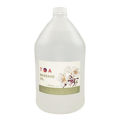 TOA Beruhigendes Hydratisierendes natürliches Körper-Spa-Massage-Mineralöl für professionelle Masseure, unparfümiert, 1 Gallone (3,78 Liter)