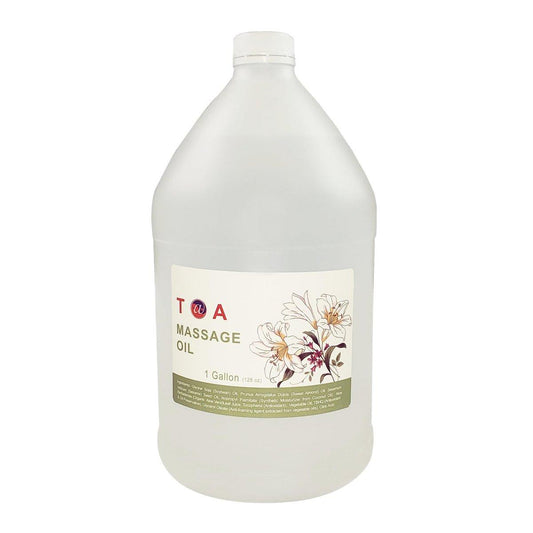 TOA Beruhigendes Hydratisierendes natürliches Körper-Spa-Massage-Mineralöl für professionelle Masseure, unparfümiert, 1 Gallone (3,78 Liter)