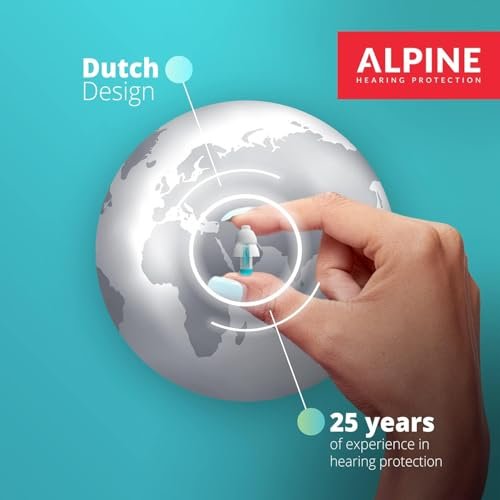 Alpine Pluggies Kids Gehörschutz für Kinder – Wiederverwendbare Ohrstöpsel für kleine Gehörgänge (Alter 5–12) – 25 dB Lärmschutz für Schule, Schwimmen, Reisen, Fliegen & Veranstaltungen – Hypoallergen