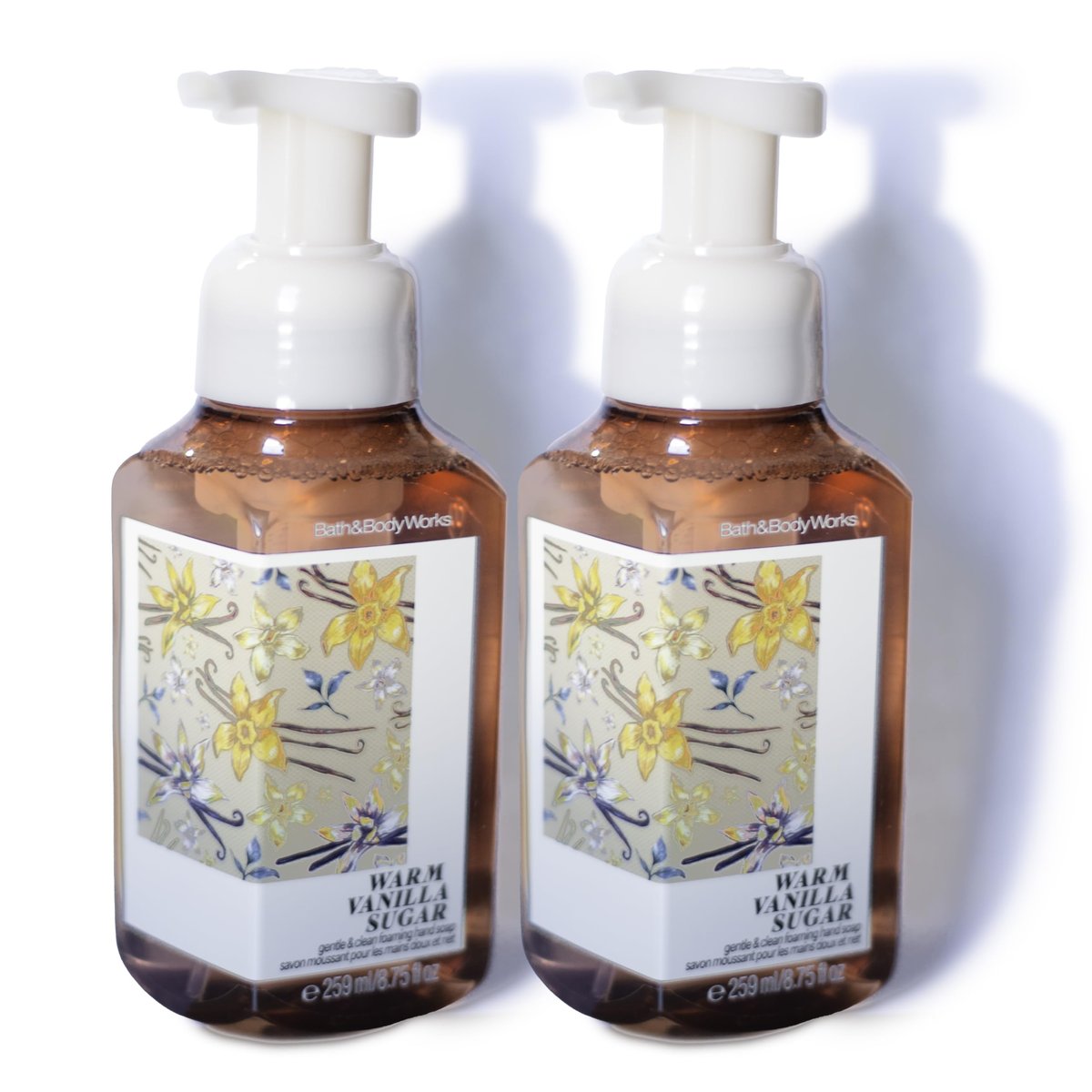 Bath & Body Works Sanfte Schaumseife Warm Vanilla Sugar 8,75 oz (2er-Pack)