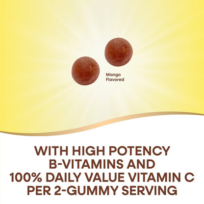 Nature's Way Alive! Vitamin B Complex Gummis - 8 B-Vitamine für zelluläre Energie* - Mango-Geschmack - 60 Stück (Verpackung kann variieren)