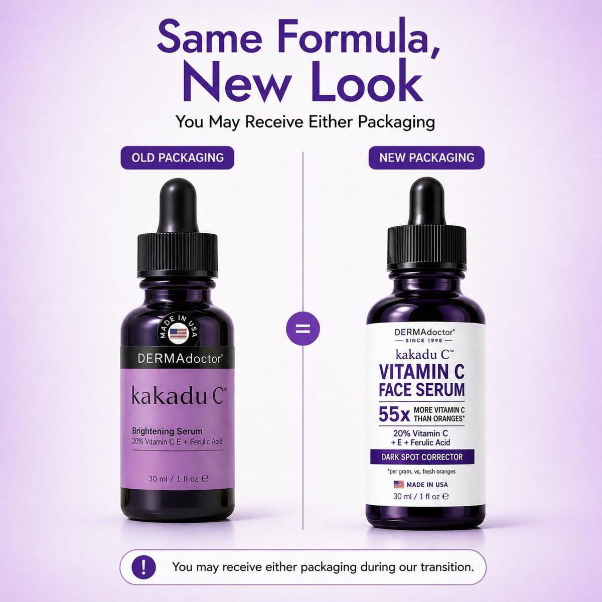 DERMAdoctor Vitamin C Serum 20% mit Vitamin E, Ferulasäure, Ascorbinsäure – Konzentriertes Anti-Aging Gesichtsserum für Feuchtigkeit & Verfärbungen, 30 ml
