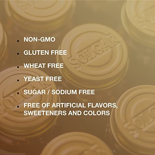 Solgar Folat 1.333 mcg DFE (Metafolin 800 mcg) - 100 Tabletten - Pränatales Vitamin - Non-GMO, Glutenfrei, Milchfrei, Koscher - 100 Portionen