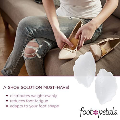 Foot Petals Fußgewölbe-Stützkissen, Arch Comfort – Reduziert Ermüdung, für Damen-Absätze, Pumps, Stiefel, Keile, Flats, Sandalen, Gel