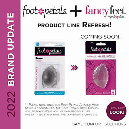 Foot Petals Fußgewölbe-Stützkissen, Arch Comfort – Reduziert Ermüdung, für Damen-Absätze, Pumps, Stiefel, Keile, Flats, Sandalen, Gel
