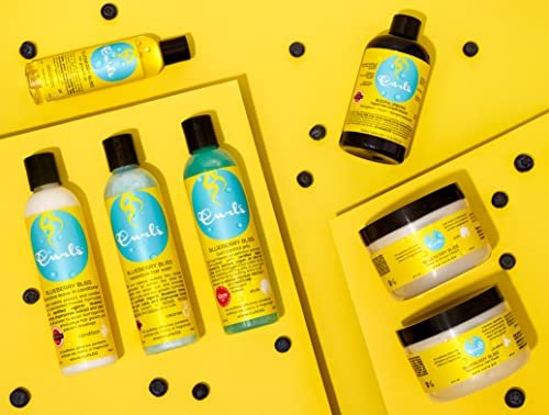Curls Blueberry Bliss Twist-N-Shout Cream – 226 g für perfekte Twist-Outs und Braid-Outs, für alle natürlichen Haartypen, verleiht Glanz, Feuchtigkeit und Definition
