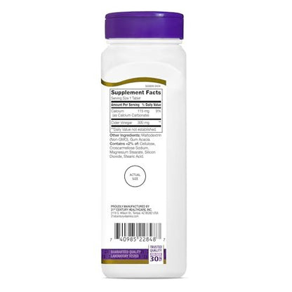 21st Century Apfelessig 300mg Tabletten, 250 Stück