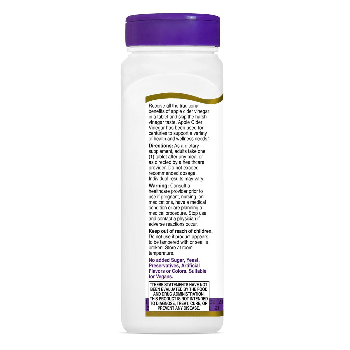 21st Century Apfelessig 300mg Tabletten, 250 Stück