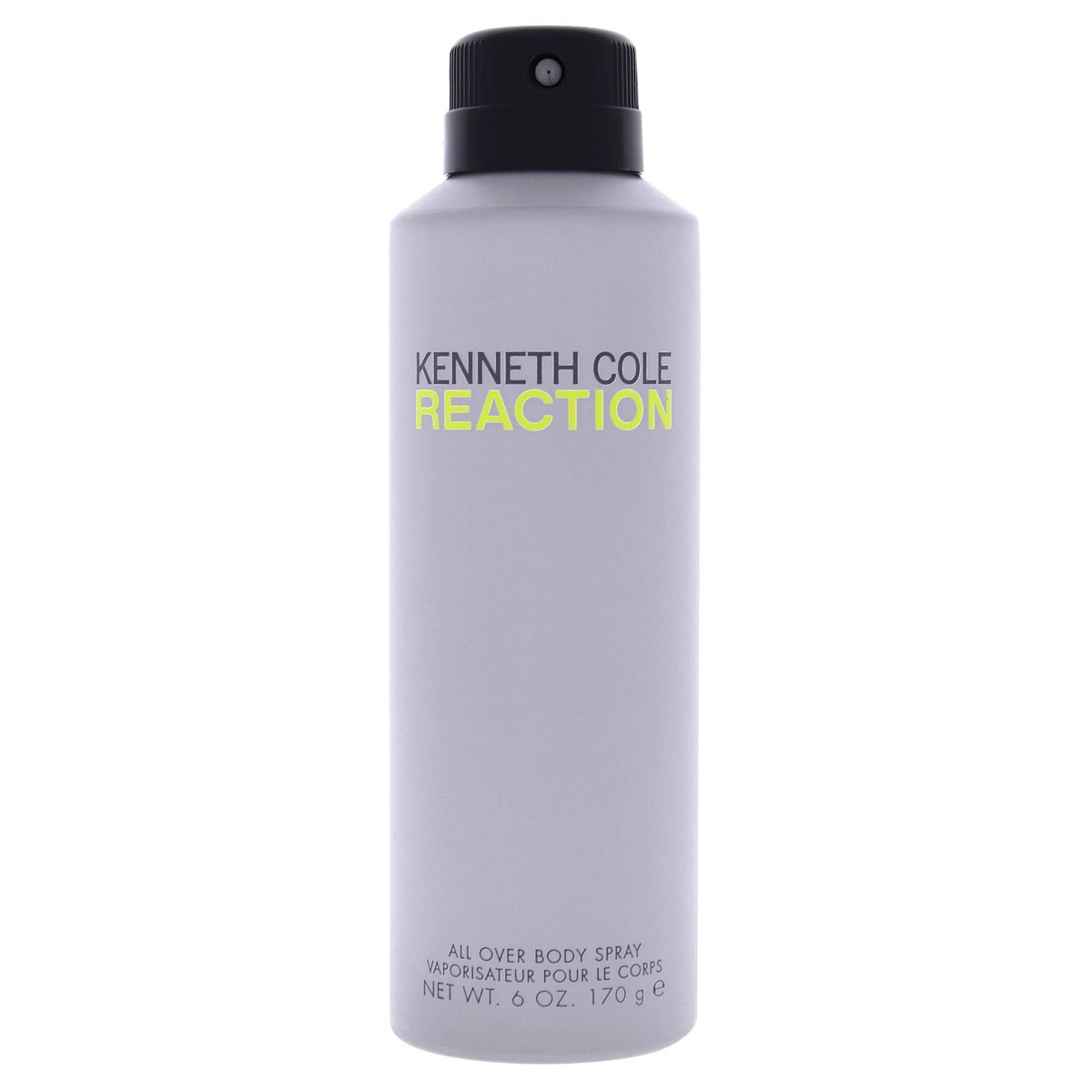 Kenneth Cole Reaction All Over Body Spray für Herren – Frischer Duft mit Limette, grünem Apfel und Patchouli, 177 ml