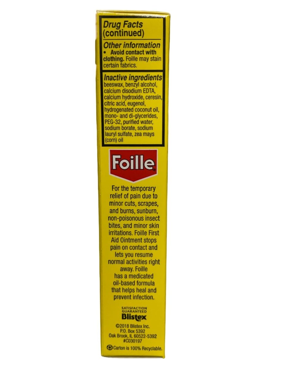 Foille Medizinische Erste-Hilfe-Salbe 1 Unze (2er-Pack)