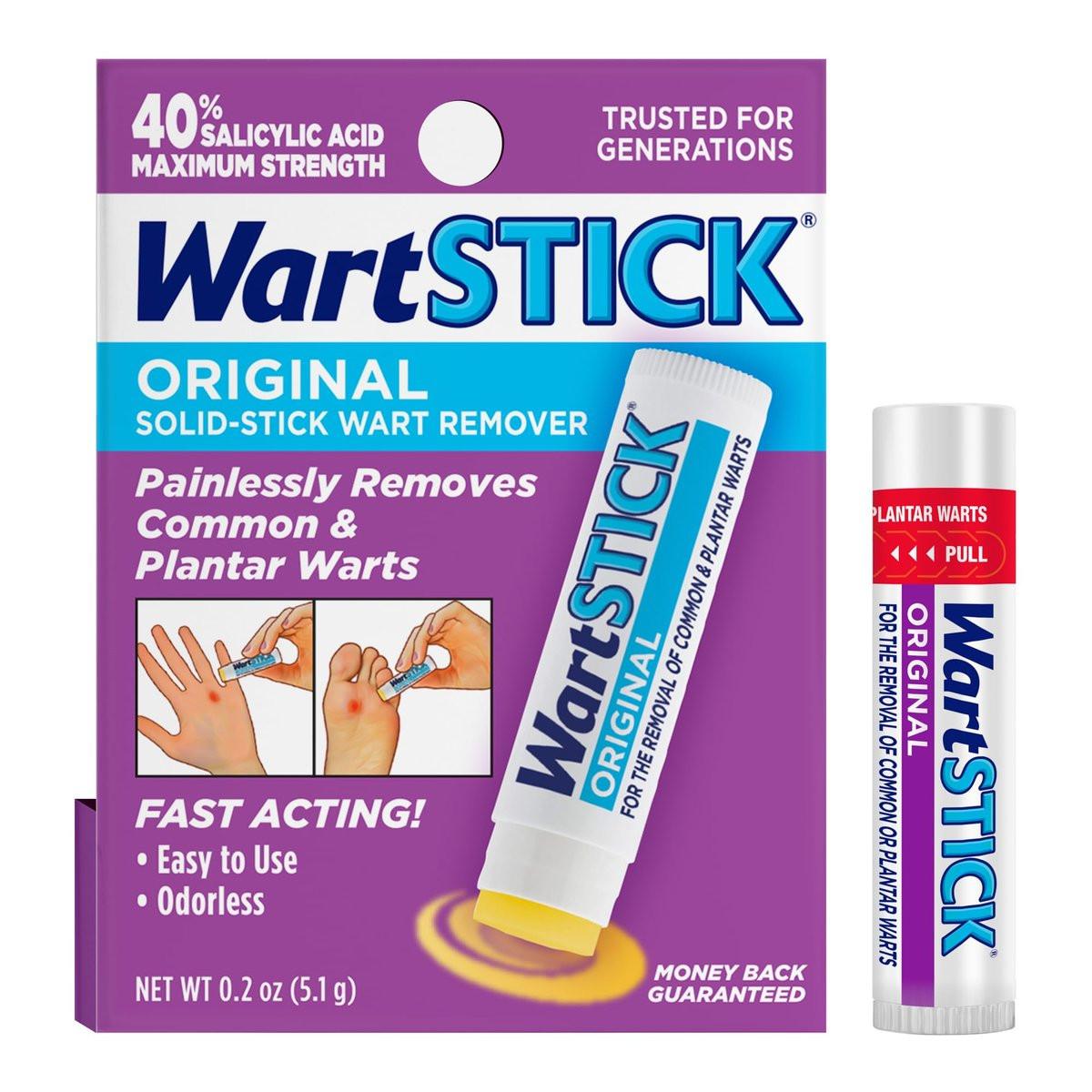 WartStick Maximum Strength Salicylsäure Fest-Stick gegen Warzen und Plantarwarzen, 0,2 Unzen