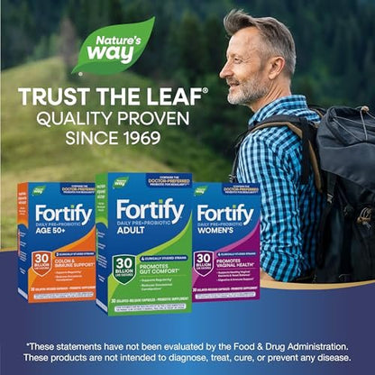 Nature's Way Fortify Daily Pre+Probiotic 30 Milliarden – Probiotikum für Immun- und Verdauungsunterstützung, 30 Kapseln