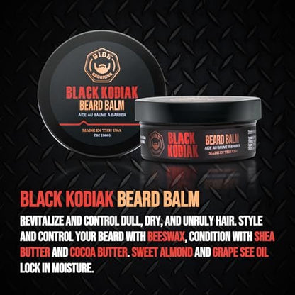 GIBS Grooming Black Kodiak Bartbalsam, 56 g