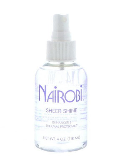 Nairobi Sheer Shine Enhancer Thermal Protectant 4 oz - Hitzeschutzspray für seidigen Glanz