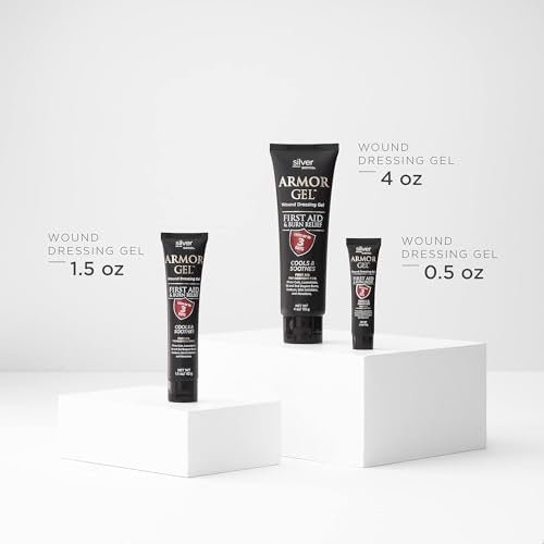Silver Biotics Armor Gel Wundheilgel | Erste Hilfe + Verbrennungsgel mit 24 PPM Silber | 42 g