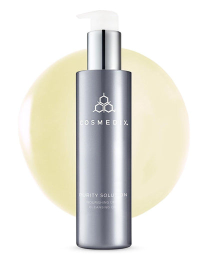 COSMEDIX Purity Solution Reinigungsöl – 2-in-1 Make-up Entferner & Feuchtigkeitsspendende Gesichtsreinigung - Nährstoffreiche, Tierversuchsfreie Hautpflege für Weiche, Glatte & Strahlende Haut - Tag und Nacht - 100 ml / 3,3 fl oz