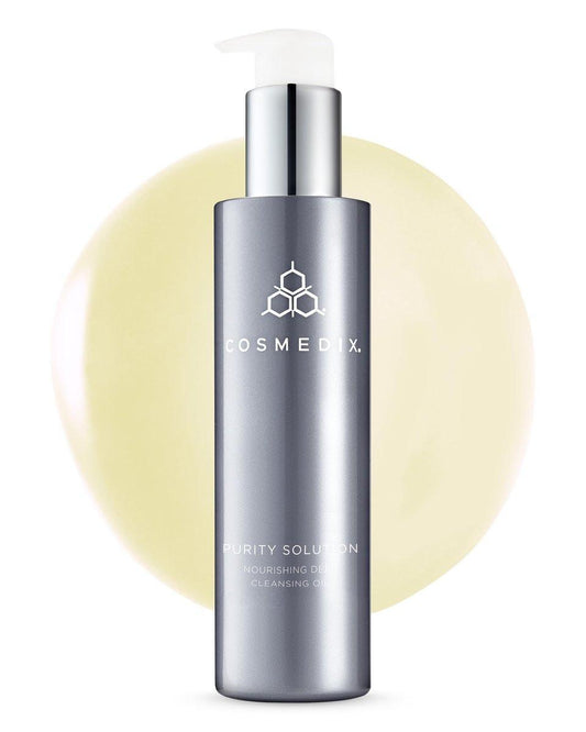 COSMEDIX Purity Solution Reinigungsöl – 2-in-1 Make-up Entferner & Feuchtigkeitsspendende Gesichtsreinigung - Nährstoffreiche, Tierversuchsfreie Hautpflege für Weiche, Glatte & Strahlende Haut - Tag und Nacht - 100 ml / 3,3 fl oz