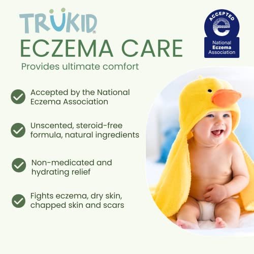 TruKid Körperwaschgel für Kinder, unparfümiert – Gesichts-, Körper- & Handwäsche für empfindliche Haut – NEA-anerkannt bei Ekzemen – dermatologisch getestet, ungiftig, tränenfrei – 237 ml