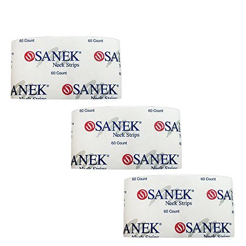 Salon Barber Hair Stylist Graham SANEK 3er-Pack mit 60 Halsstreifen SD-40003