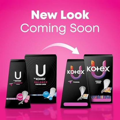 U by Kotex Balance Slipeinlagen, täglicher Schutz, leichte Saugfähigkeit, normale Länge, 50 Stück (Verpackung kann variieren)