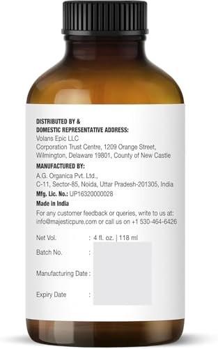 Majestic Pure Lavendel Ätherisches Öl mit Glaspipette - 100% rein und natürlich - 118 ml