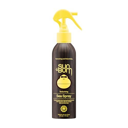 Sun Bum Sea Spray | Texturierender und volumenverleihender Meersalz-Spray | UV-Schutz mit mattem Finish | Mittlerer Halt | Für alle Haartypen | 177 ml Flasche