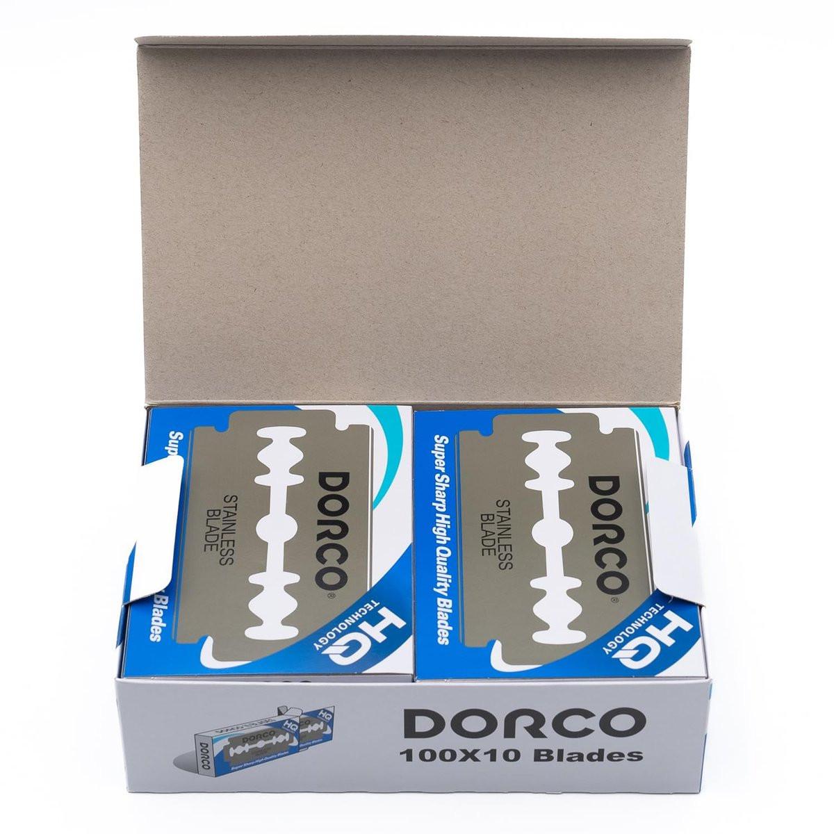 Dorco ST300 Platin-Doppelklingen für Rasierer | 1000 Klingen | Premium-Qualität für sanftes, präzises Rasieren | Langlebig und vielseitig | Ideal für alle Sicherheitsrasierer