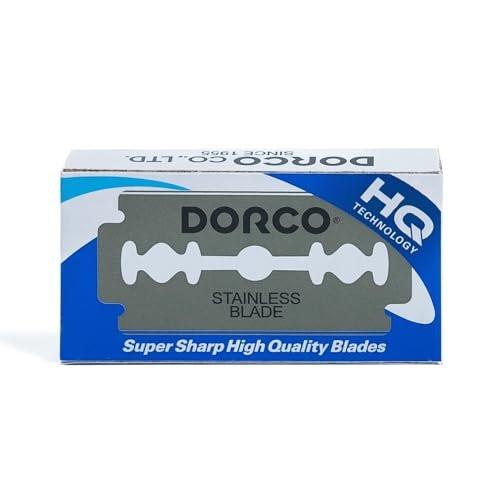 Dorco ST300 Platin-Doppelklingen für Rasierer | 1000 Klingen | Premium-Qualität für sanftes, präzises Rasieren | Langlebig und vielseitig | Ideal für alle Sicherheitsrasierer