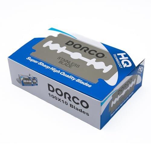 Dorco ST300 Platin-Doppelklingen für Rasierer | 1000 Klingen | Premium-Qualität für sanftes, präzises Rasieren | Langlebig und vielseitig | Ideal für alle Sicherheitsrasierer