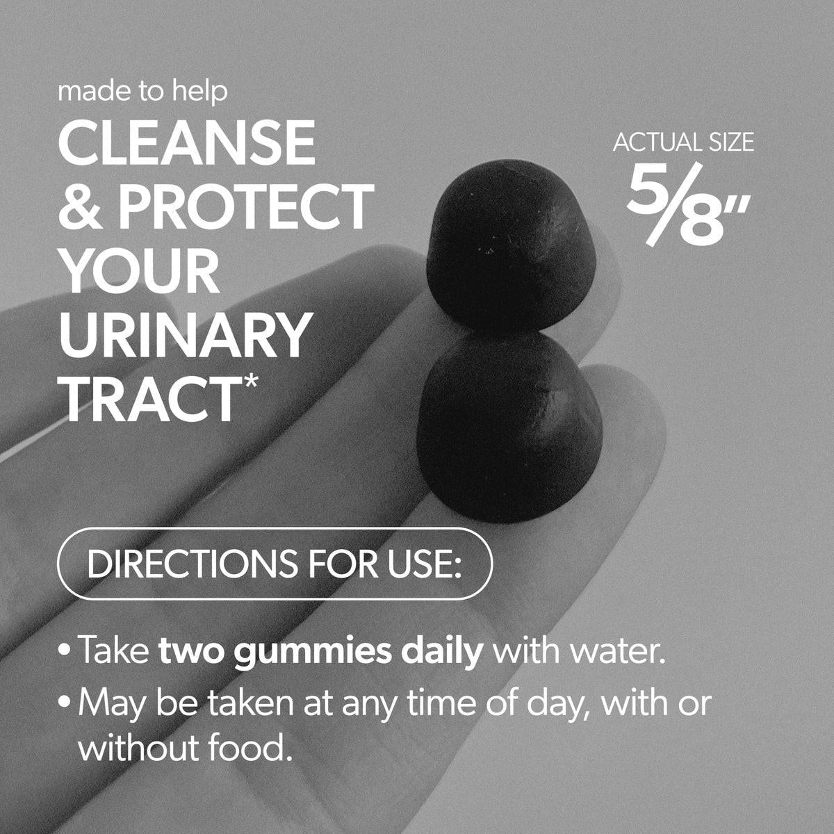 AZO Cranberry Urinary Tract Health Gummies – 40 Stück, Nicht-GMO, Natürlicher Beerengeschmack