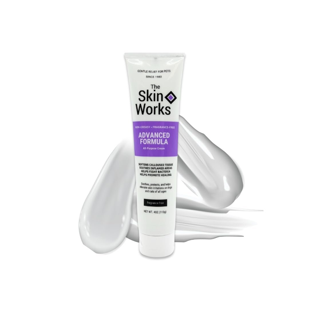 The Coat Handler Skin Works, 118 ml | All-Natürliche Inhaltsstoffe, Nicht Fettend, Beruhigend und Heilend, Macht Hornhaut Weich, Beruhigt Entzündete Stellen, Befeuchtet Trockene Haut für Tiere und Menschen