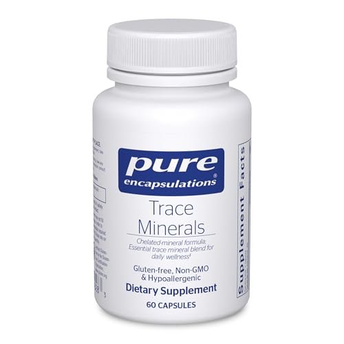 Pure Encapsulations Spurenelemente – Multimineral-Komplex für Stoffwechsel & Zellfunktion – 60 Kapseln