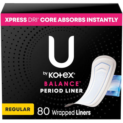 U by Kotex Balance Slipeinlagen, reguläre Länge, 80 Stück
