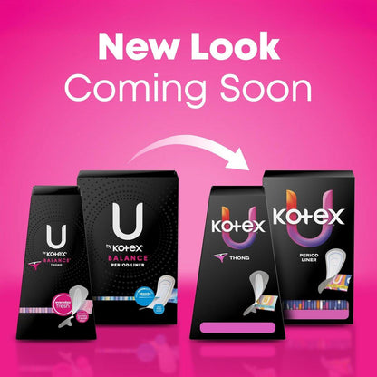 U by Kotex Balance Slipeinlagen, täglicher Schutz, leichte Saugfähigkeit, normale Länge, 50 Stück (Verpackung kann variieren)