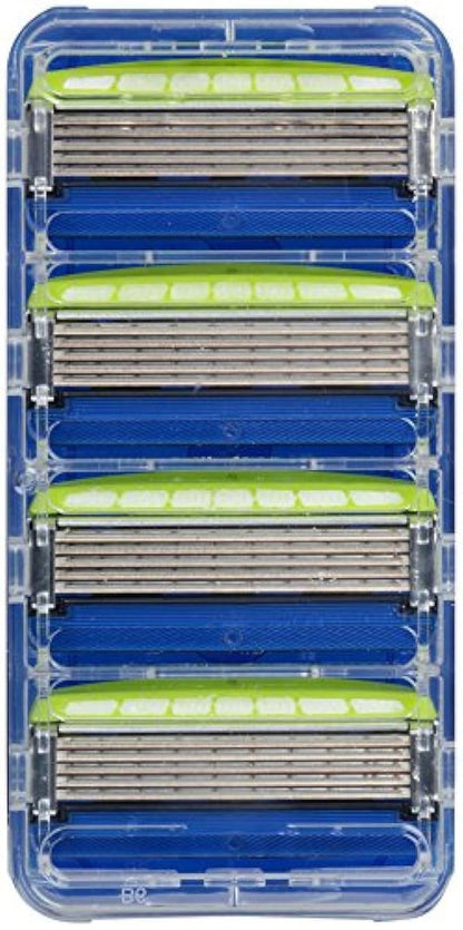Schick Hydro 5 Sensitive Ersatzklingen für Rasierer, 4 Stück