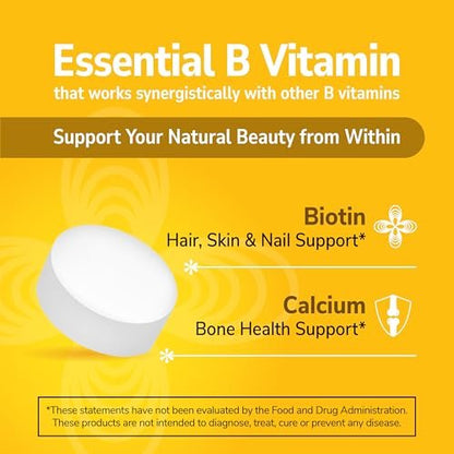 21st Century Biotin Tabletten, 10.000 mcg, unaromatisiert, 120 Stück