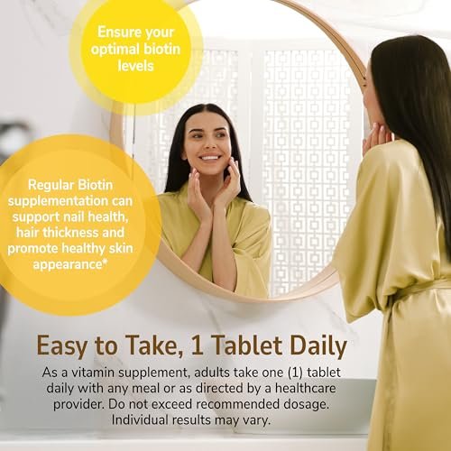 21st Century Biotin Tabletten, 10.000 mcg, unaromatisiert, 120 Stück