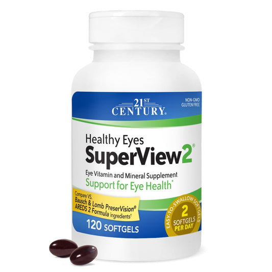 21st Century Healthy Eyes SuperView 2 Weichkapseln, 120 Stück