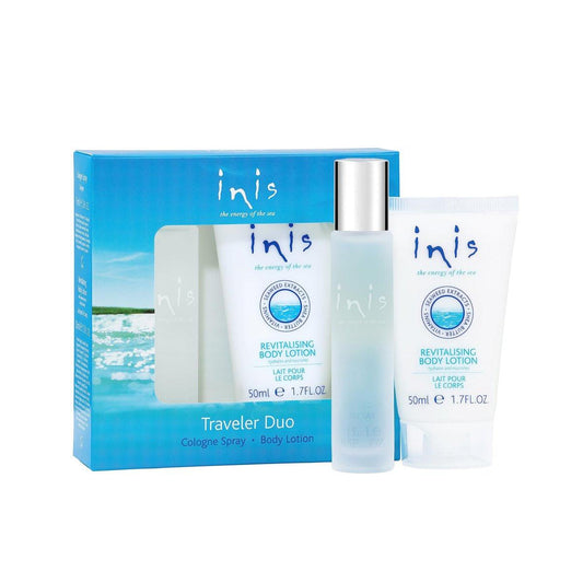 Inis the Energy of the Sea Cologne & Body Lotion Probierset – Reisegrößen für Damen und Herren – Unisex Ozeanfrische Duft