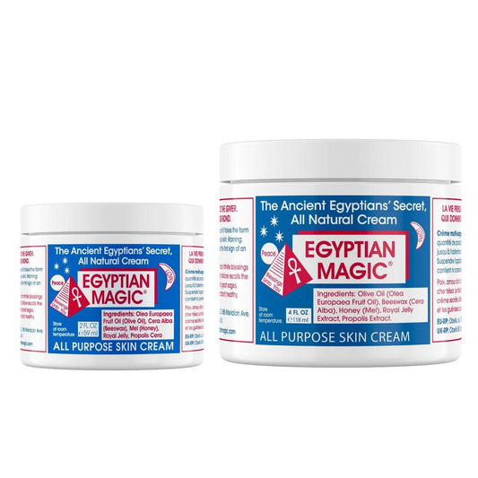 Egyptian Magic Allzweck-Feuchtigkeitscreme für Gesicht, Körper und trockene Haut – 4 oz + 2 oz Bundle