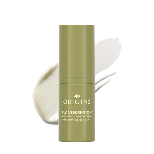 Origins Plantscription Power Anti-Aging Augencreme – Reduziert sichtbar feine Linien & Krähenfüße mit Peptiden, 0,5 Fl Oz