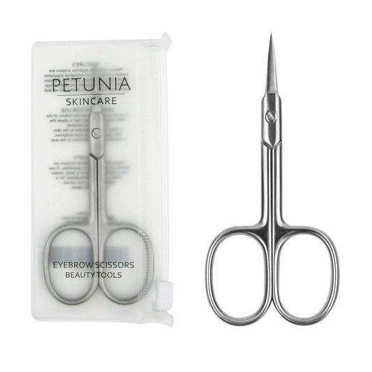 Professionelle kleine Maniküre-Cuticula-Schere für Gesichtshaare, Nägel, Schnurrbart, Augenbrauen, Wimpern, Nase, Ohren, Schönheit, Damen und Herren, Edelstahl