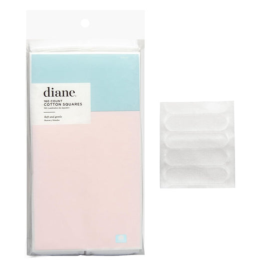 Diane 2,4" x 2" Baumwollpads, 100% reine Baumwolle, ideal zum Entfernen von Make-up, Nagellack-Korrekturen, Hautpflege und täglichen Haushaltsgebrauch, 160 Stück
